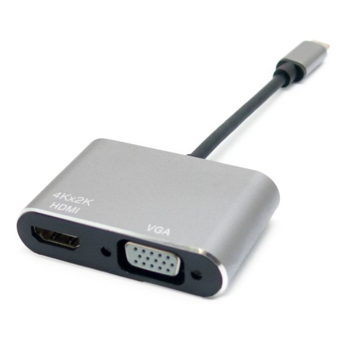 Переходник Type-C to HDMI / VGA Extradigital (KBV1743) изображение 3