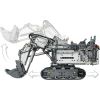Конструктор LEGO Technic Экскаватор Liebherr R 9800 4108 деталей (42100) изображение 6