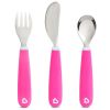 Набор детской посуды Munchkin Splash из нержавеющей стали 3 предмета Розовый (012110.01)