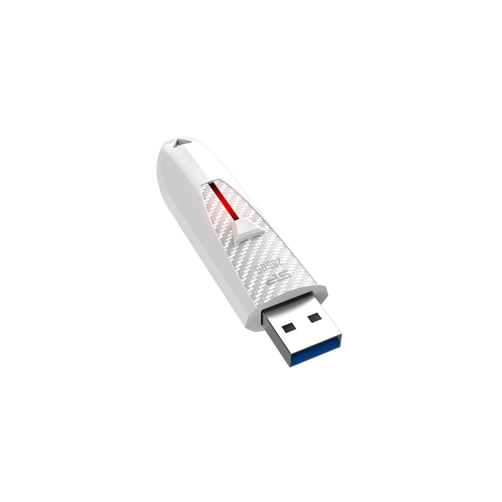USB флеш накопитель Silicon Power 16GB Blaze B25 White USB 3.1 (SP016GBUF3B25V1W) изображение 2