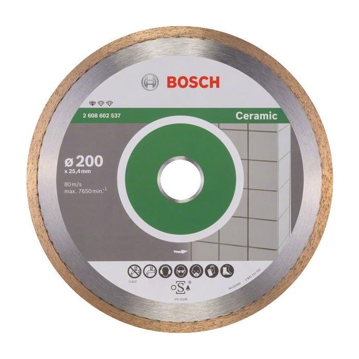 Круг відрізний Bosch Standard for Ceramic 200-25.4 (2.608.602.537)