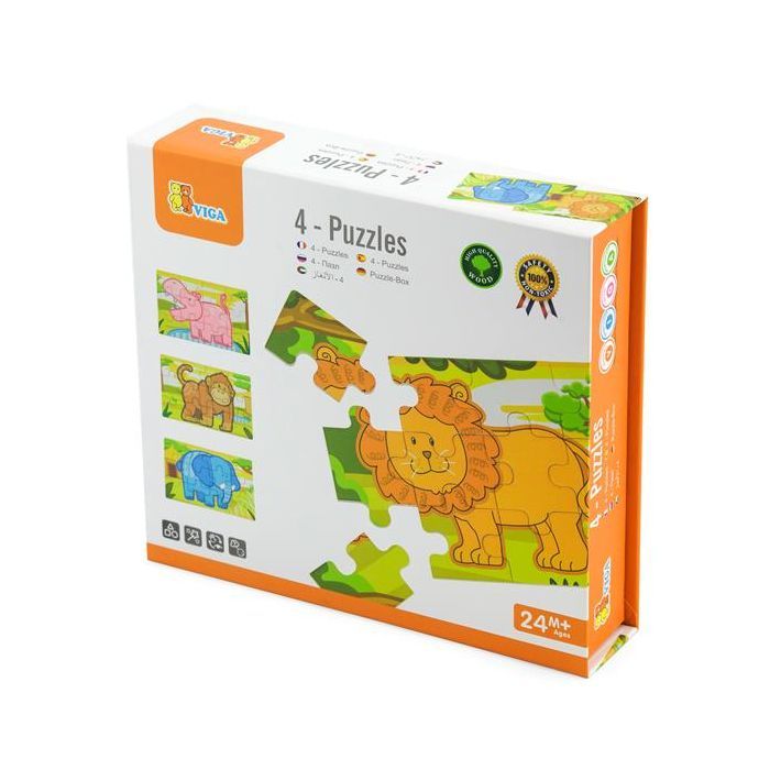 Пазл Viga Toys Джунгли, 48 элементов (50068) изображение 2