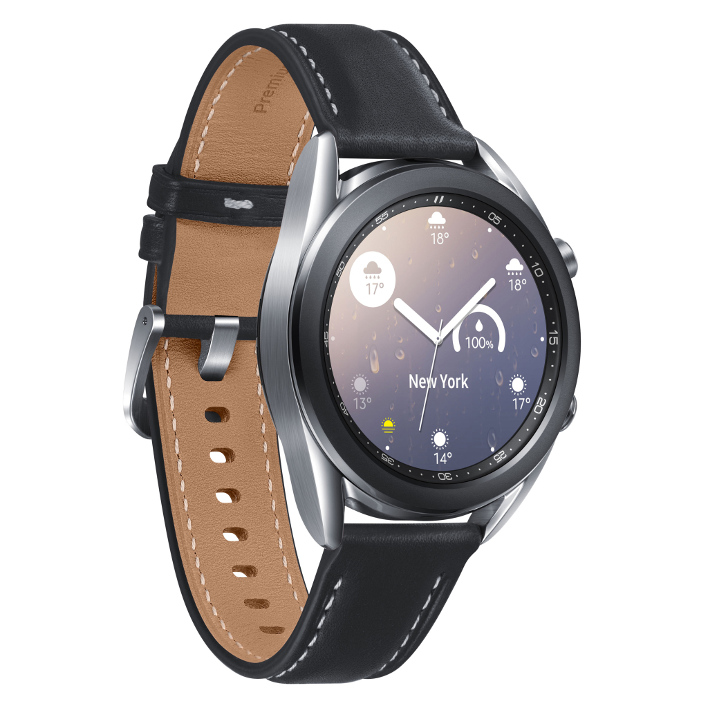 Смарт-часы Samsung SM-R850/8 (Galaxy Watch3 41mm) Silver (SM-R850NZSASEK) изображение 3