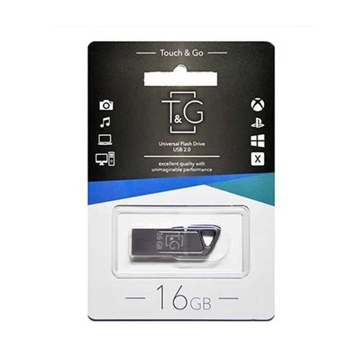 USB флеш накопитель T&G 16GB 114 Metal Series USB 2.0 (TG114-16G) изображение 2