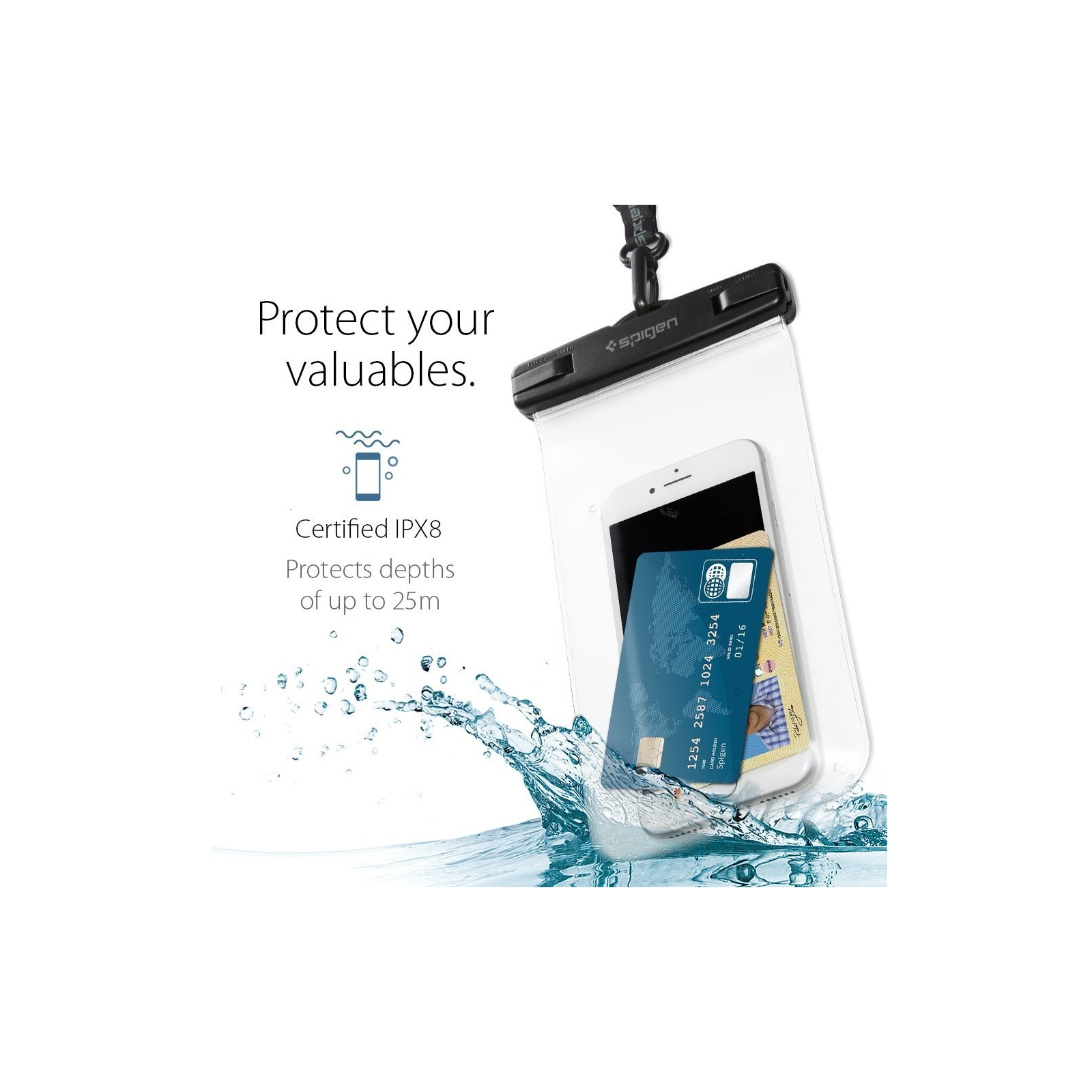 Чехол для мобильного телефона Spigen Velo A600 Universal Waterproof (4.01x7.08") (000EM21018) изображение 8