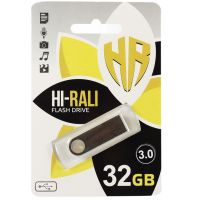 USB флеш накопитель Hi-Rali 32GB Shuttle Series Silver USB 3.0 (HI-32GB3SHSL)