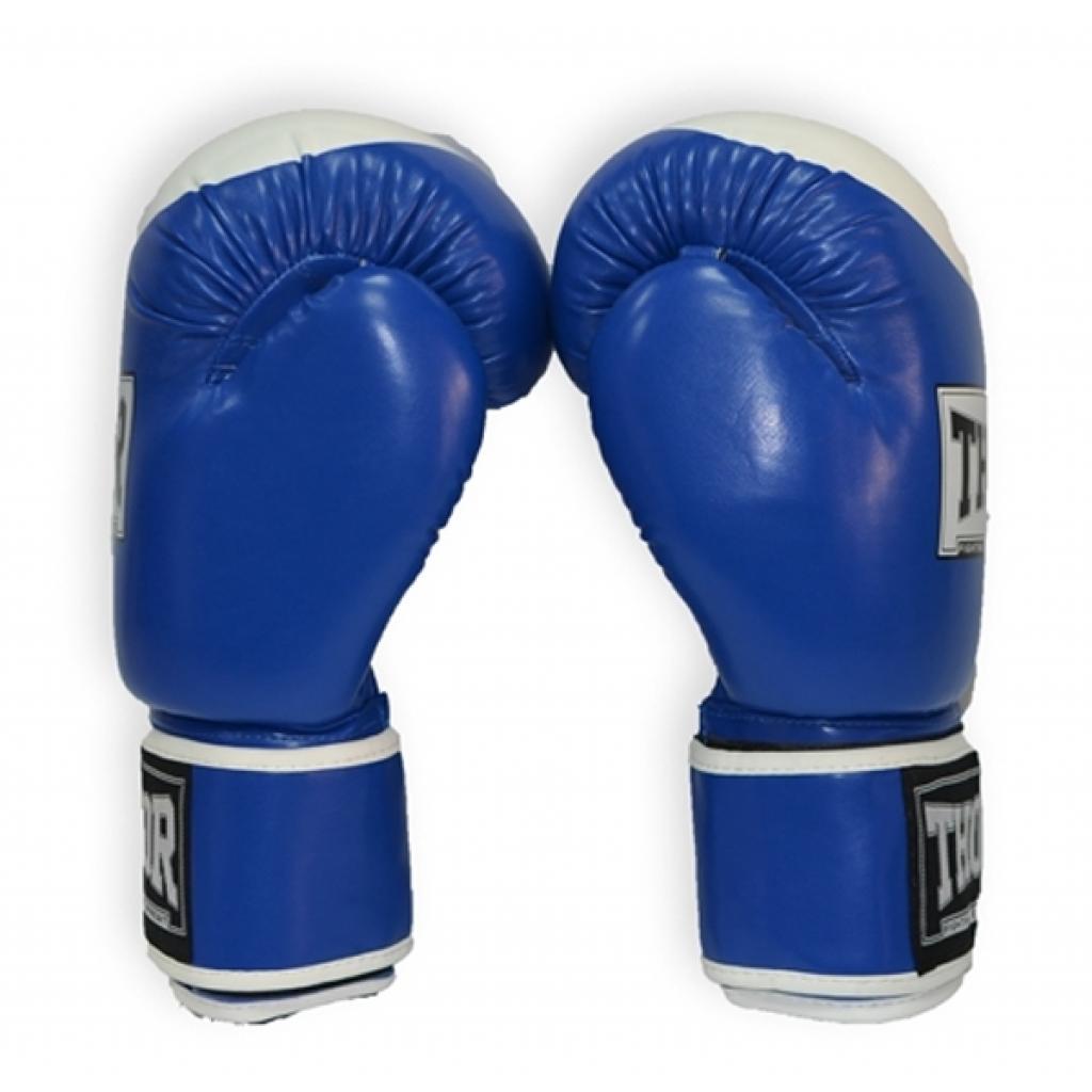 Боксерские перчатки Thor Competition 12oz Blue/White (500/02(PU) BLUE/WHITE 12 oz.) изображение 2