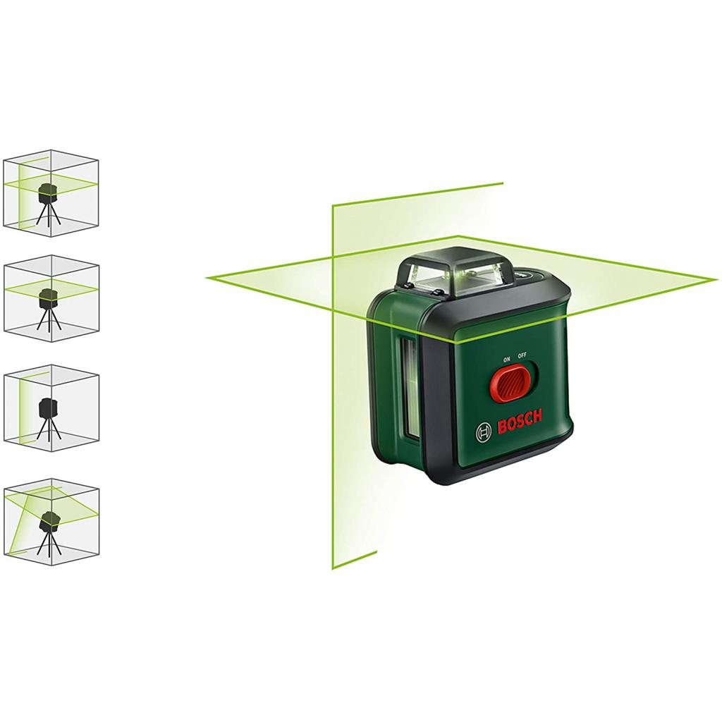 Лазерний нівелір Bosch UniversalLevel 360 Basic, 24м, зелений промінь (0.603.663.E00) зображення 2