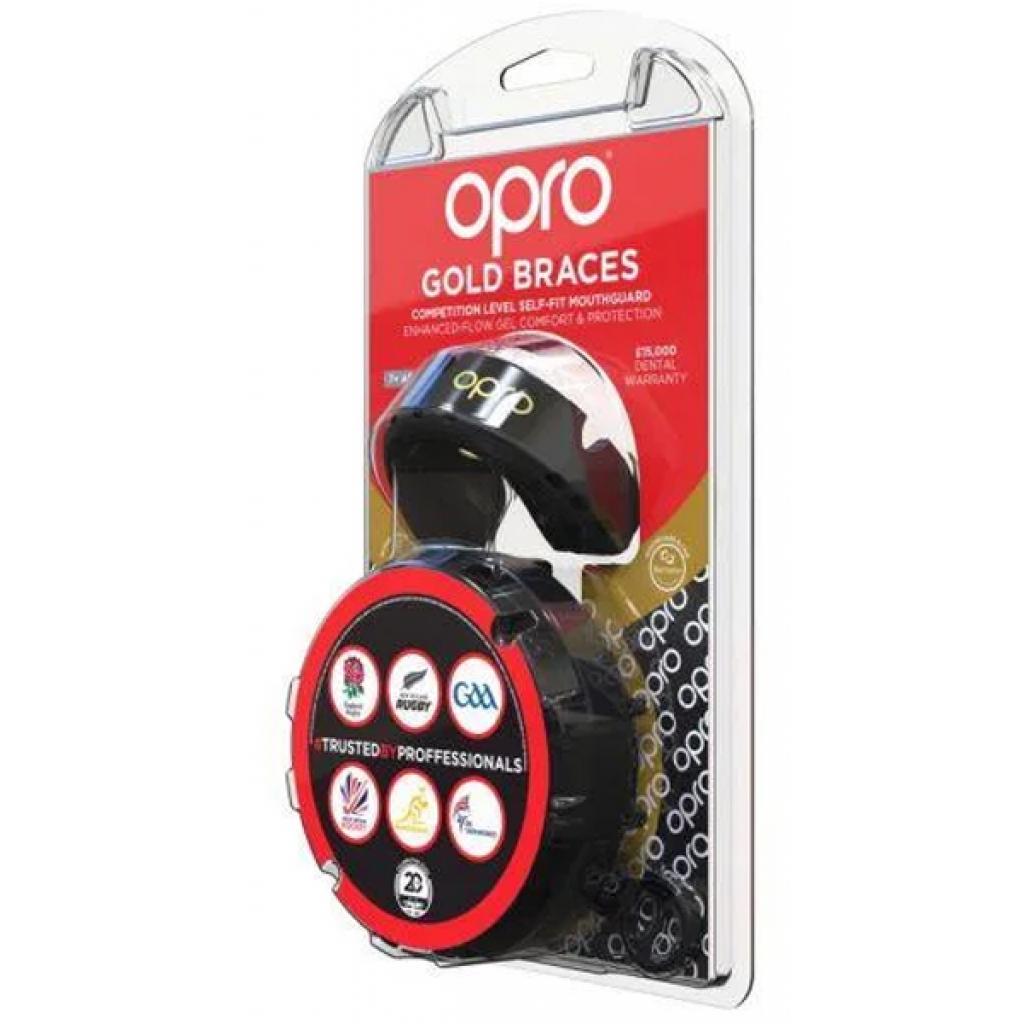 Капа Opro Self-fit GEN4 Gold Braces Red/Pearl (art_002227008) зображення 3