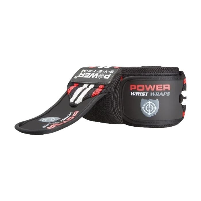 Бинт для спорту Power System Wrist Wraps PS-3500 Grey/Black (PS-3500_Grey-Black)