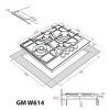 Варочна поверхня Weilor GM W 614 SS зображення 12
