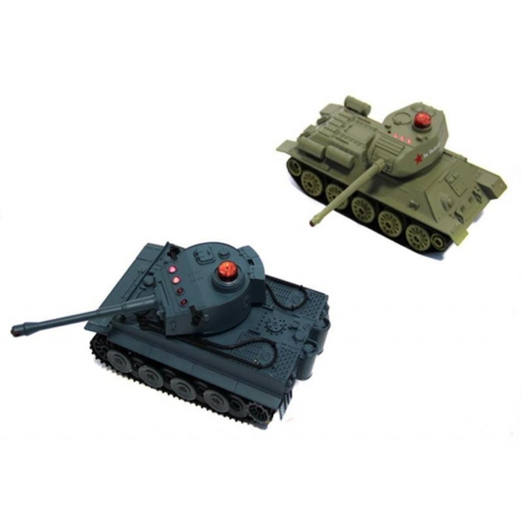 Радиоуправляемая игрушка HuanQi Танковый бой HuanQi 555 Tiger и Т-34 132 (HQ-555) изображение 2