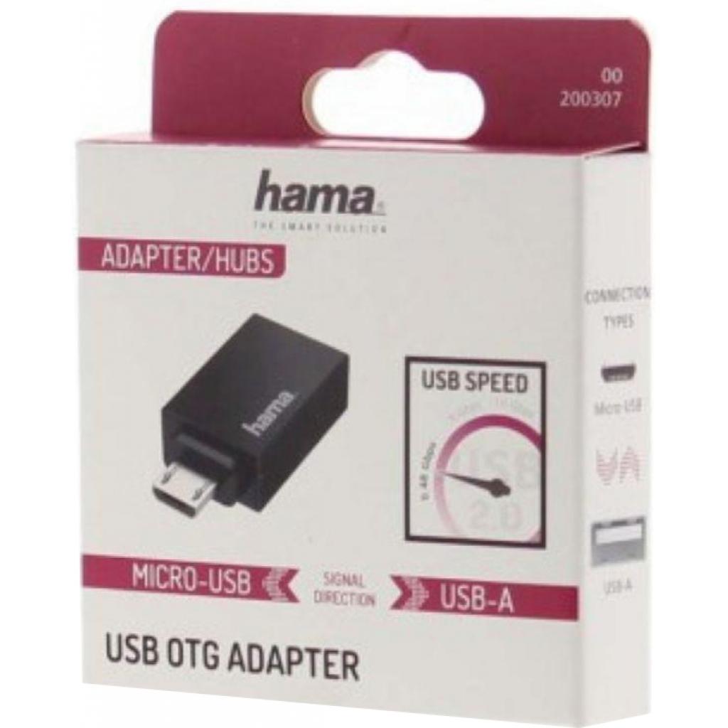 Перехідник OTG USB 2.0 AF to Micro 5P Hama (00200307) зображення 2