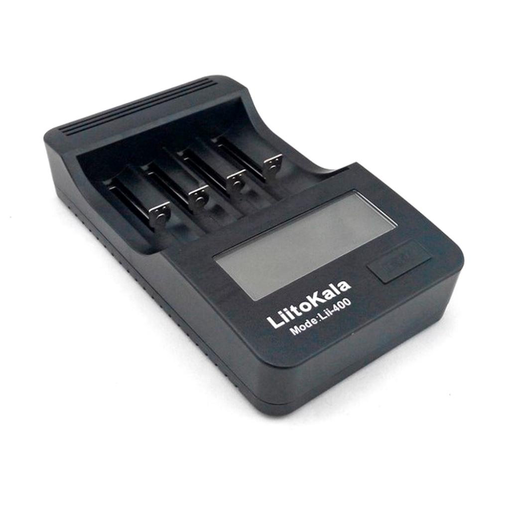 Зарядний пристрій для акумуляторів Liitokala 4 Slots, LCD дисплей, Li-ion/Ni-MH/Ni-Cd/AA/ААA/AAAA/С (Lii-400)