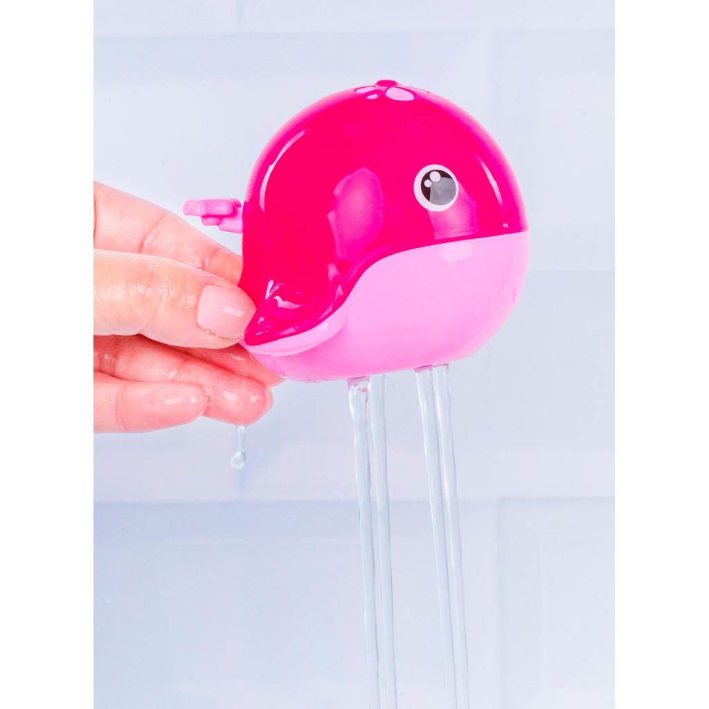 Іграшка для ванної BeBeLino Кіт-фонтан Жми і бризкати, малиновий (58117-2) зображення 2