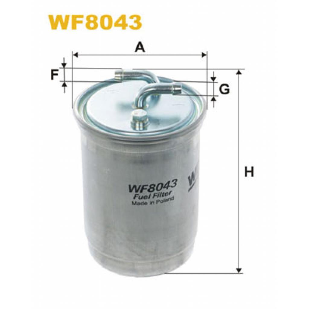 Фільтр паливний Wixfiltron WF8043