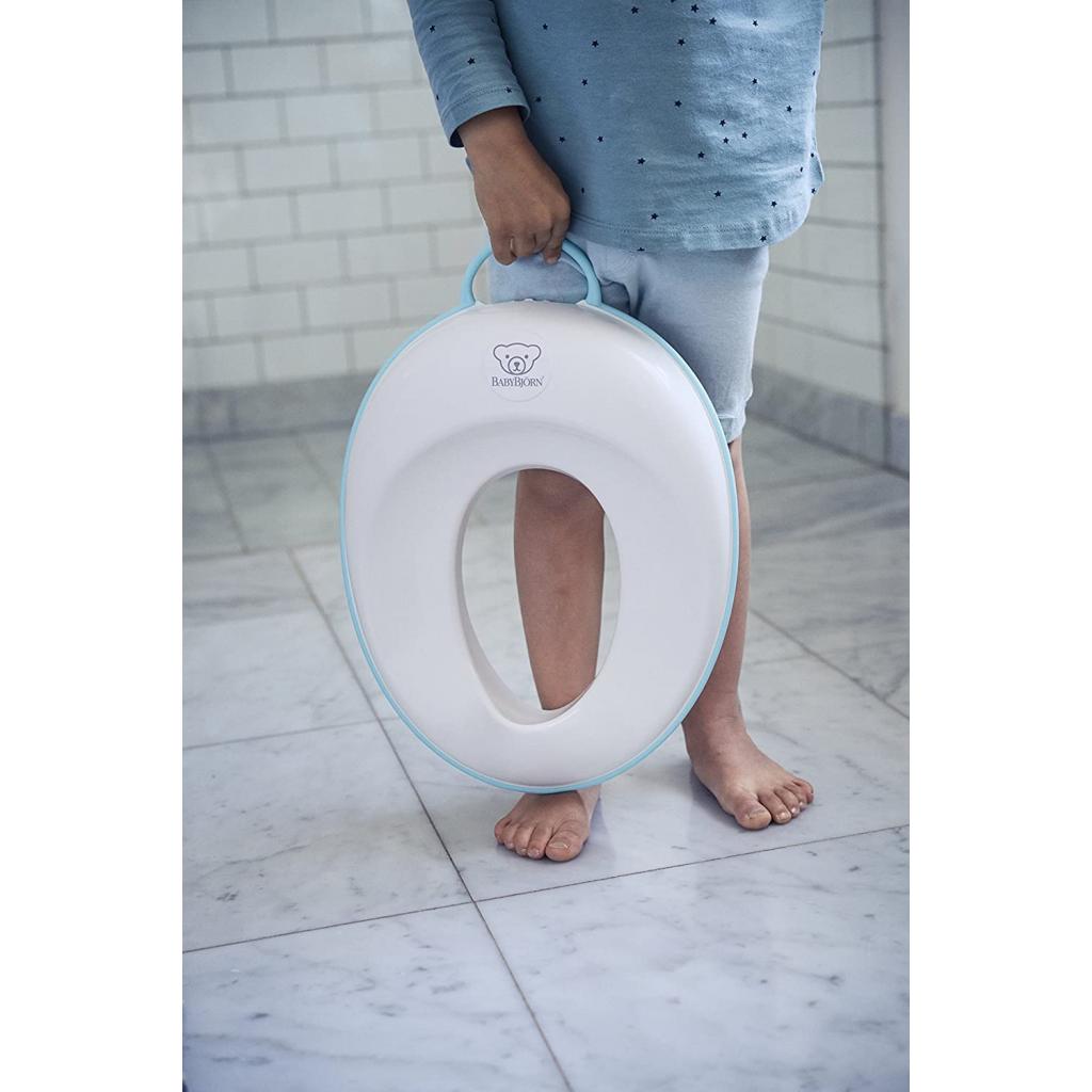 Накладка на унитаз Baby Bjorn Toilet Trainer белый с серым (58025) изображение 3