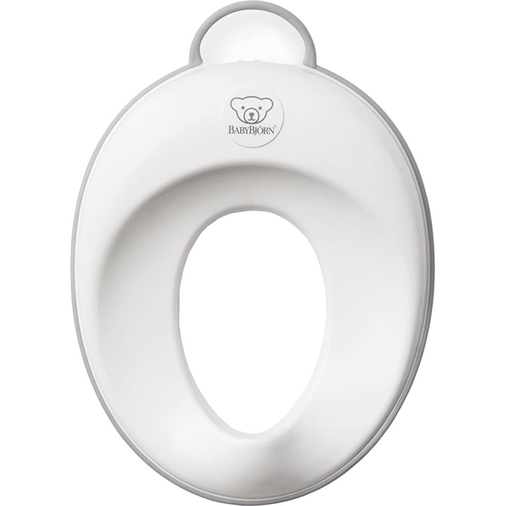 Накладка на унитаз Baby Bjorn Toilet Trainer белый с серым (58025)
