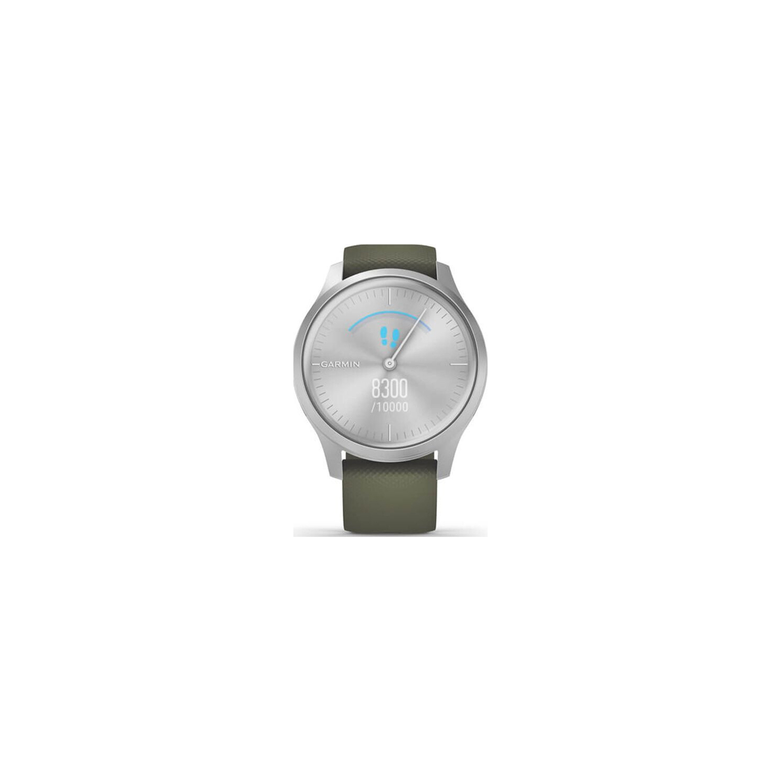 Смарт-часы Garmin vivomove Style, Silver, Moss, Silicone (010-02240-21) изображение 4