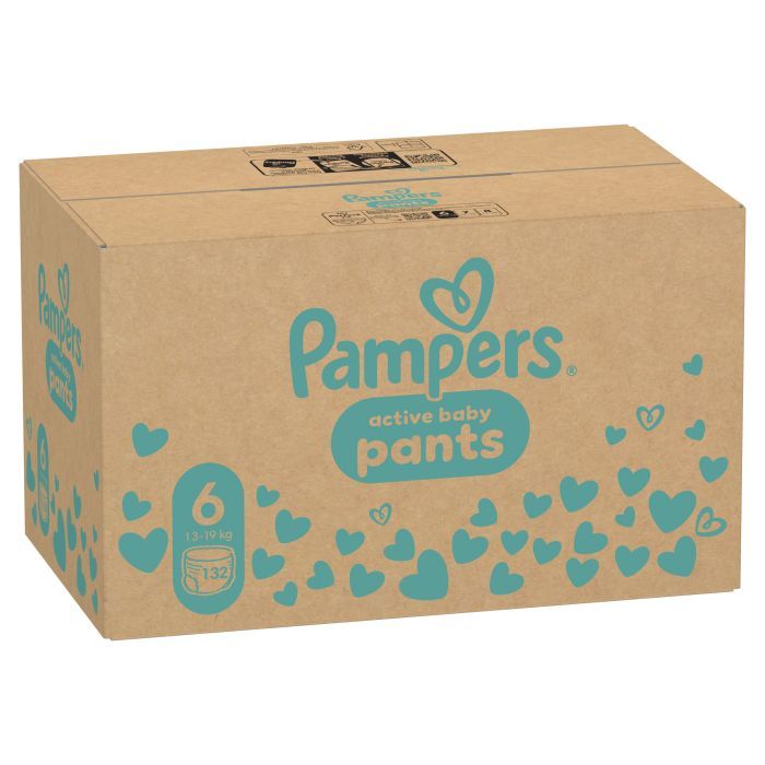 Подгузники Pampers трусики Pants Giant Размер 6 (14-19 кг) 132 шт (8006540068632) изображение 2