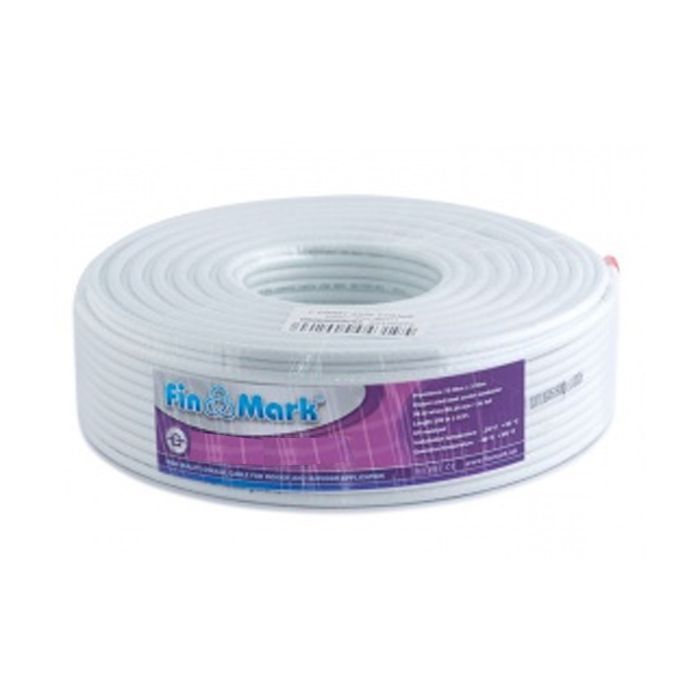 Кабель телевизионный FinMark RG-660, CU, 100м, white (F660BVcu_100_white) изображение 2