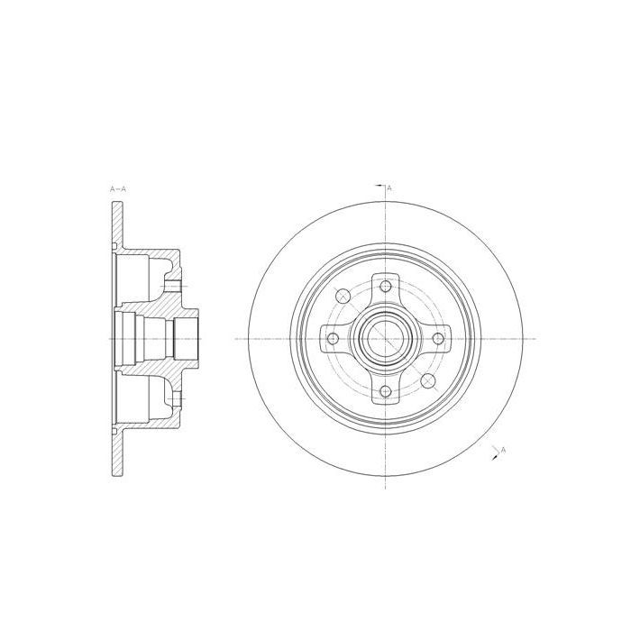 Тормозной диск REMSA 6217.00