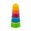 Развивающая игрушка Fat Brain Toys Пирамидка тактильная Чашки dimpl stack (F293ML)