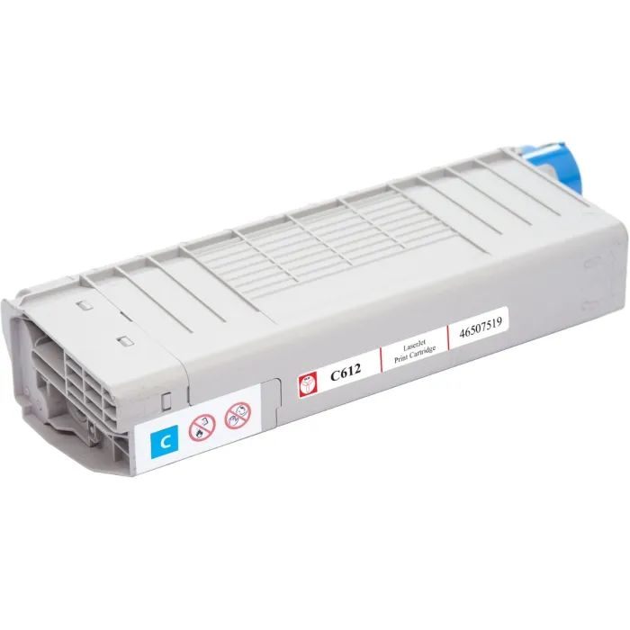 Тонер-картридж BASF OKI C612/ 46507519 Cyan (KT-46507519) изображение 2