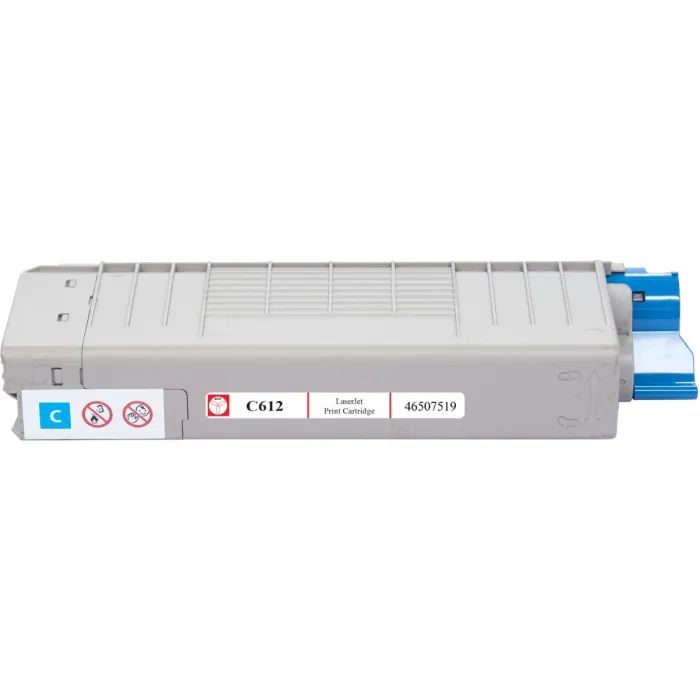 Тонер-картридж BASF OKI C612/ 46507519 Cyan (KT-46507519) изображение 3