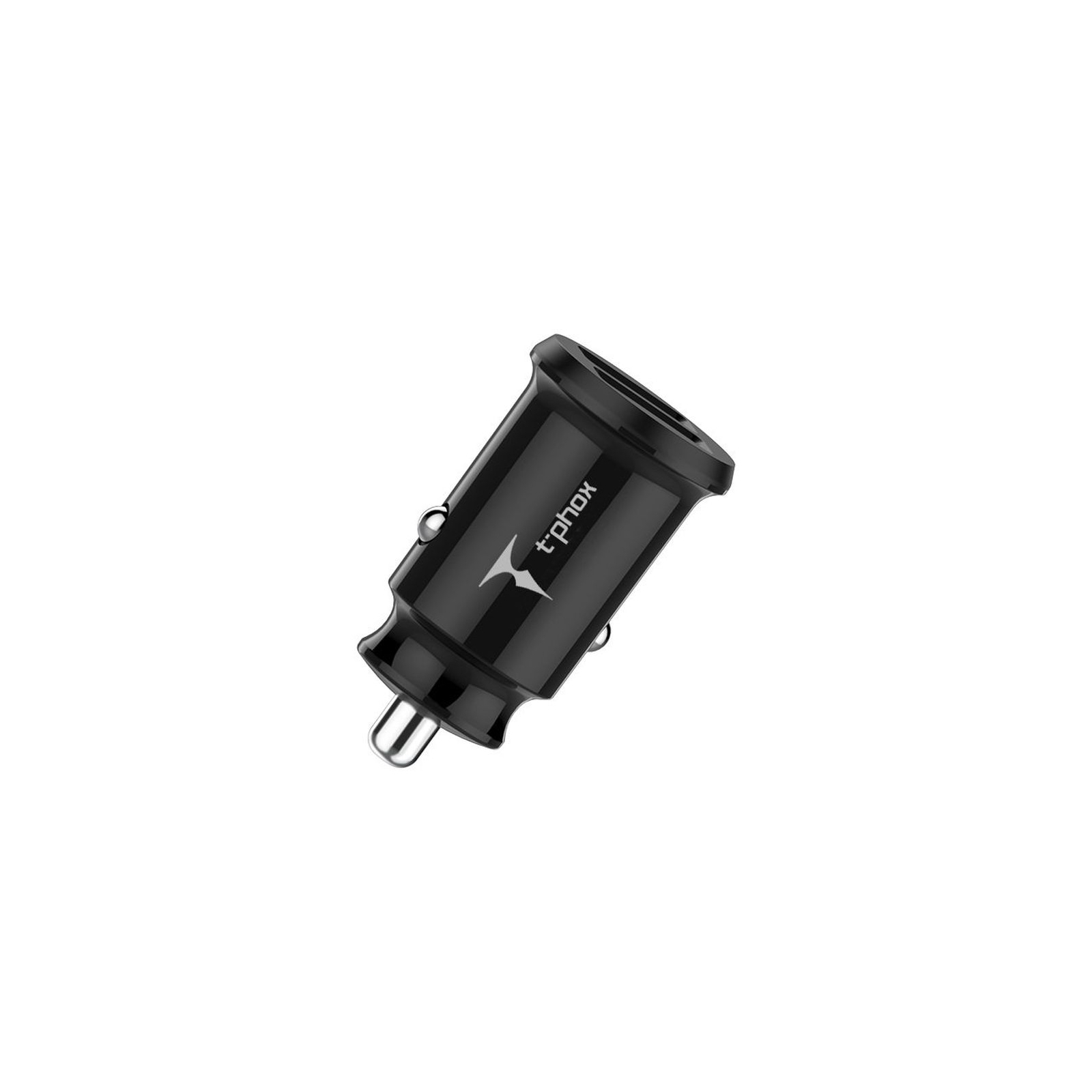 Зарядний пристрій T-Phox Charger Set 2.4A Dual+MicroUSB cable 1.2m (Black) (T-S09 SET M B) зображення 2