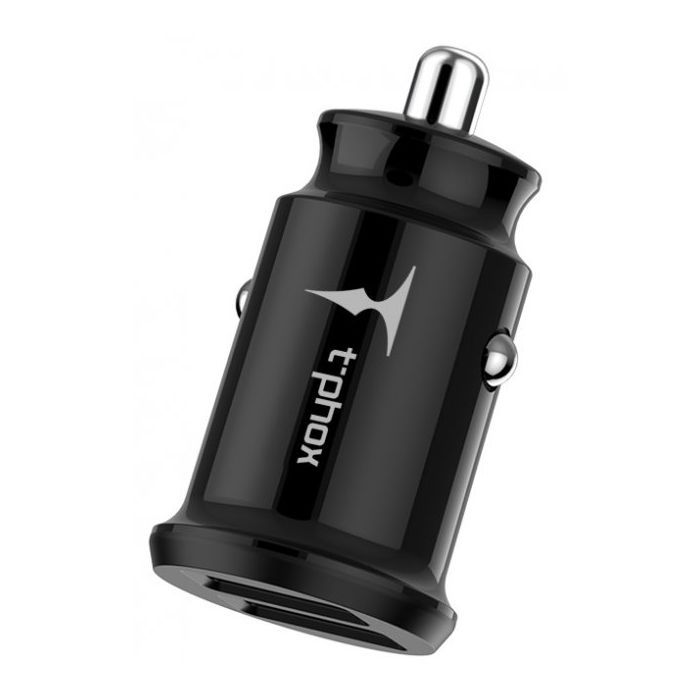 Зарядний пристрій T-Phox Charger Set 2.4A Dual+MicroUSB cable 1.2m (Black) (T-S09 SET M B) зображення 3