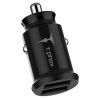 Зарядний пристрій T-Phox Charger Set 2.4A Dual+MicroUSB cable 1.2m (Black) (T-S09 SET M B)