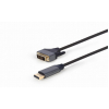 Кабель мультимедійний DisplayPort to DVI 1.8m 24 +1, 4K 30Hz Cablexpert (CC-DPM-DVIM-4K-6) зображення 2