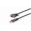 Кабель мультимедийный DisplayPort to DVI 1.8m 24 +1, 4K 30Hz Cablexpert (CC-DPM-DVIM-4K-6) изображение 2