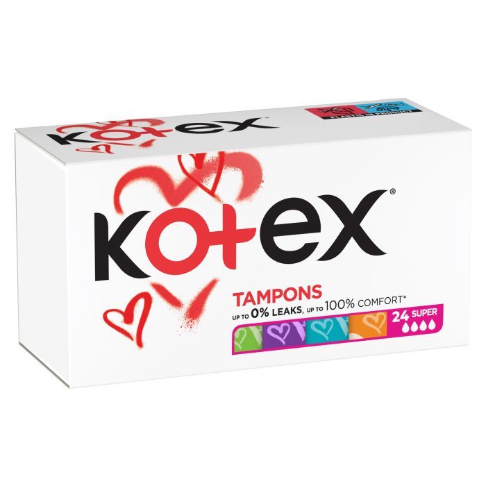 Тампоны Kotex Super 24 шт. (5029053534626) изображение 2