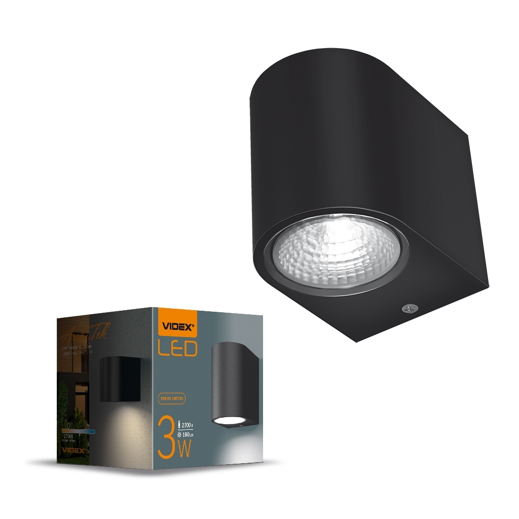 Светильник Videx LED AR031 IP54  3W 2700K (VL-AR031-032B)