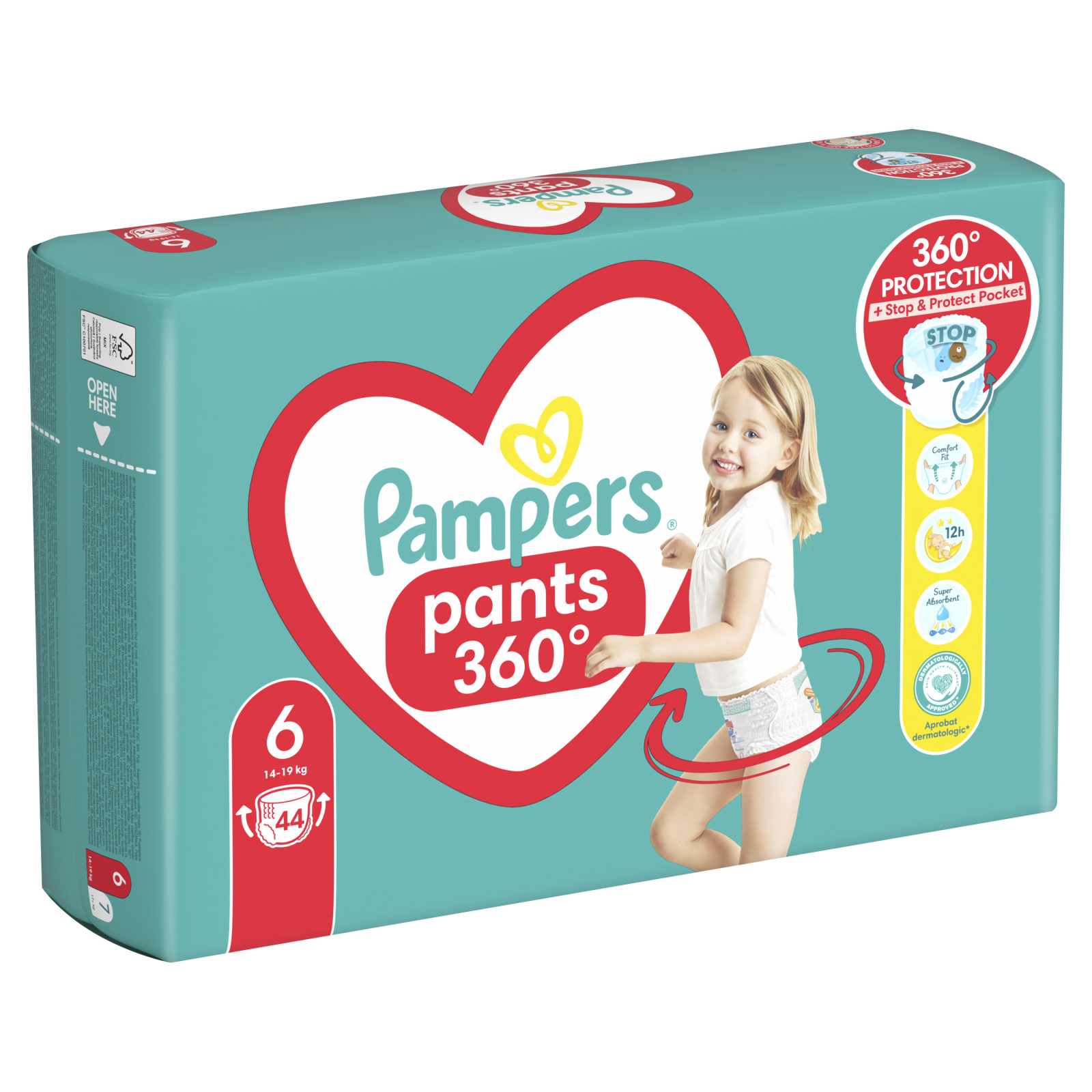 Подгузники Pampers трусики Pants Giant Размер 6 (14-19 кг) 84 шт. (8006540069530) изображение 3