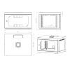 Шкаф настенный CSV Wallmount Lite 6U, глубина 580 (658-П-ШН) изображение 6