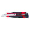 Нож канцелярский H-Tone 18 мм оранжевый с резиновыми вставками (KNIFE-HT-JJ40609-18)