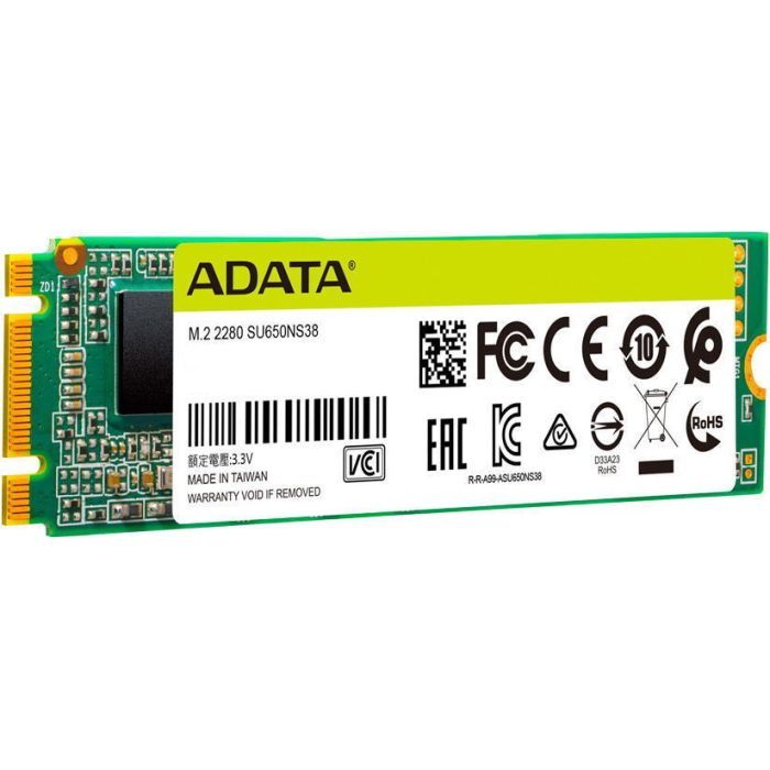 Накопитель SSD M.2 2280 240GB ADATA (ASU650NS38-240GT-C) изображение 3