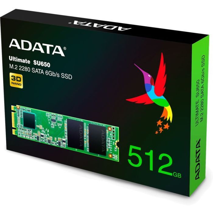 Накопитель SSD M.2 2280 240GB ADATA (ASU650NS38-240GT-C) изображение 4
