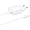Зарядний пристрій Samsung 15W Power Adapter (w C to C Cable) White (EP-T1510XWEGRU) зображення 2