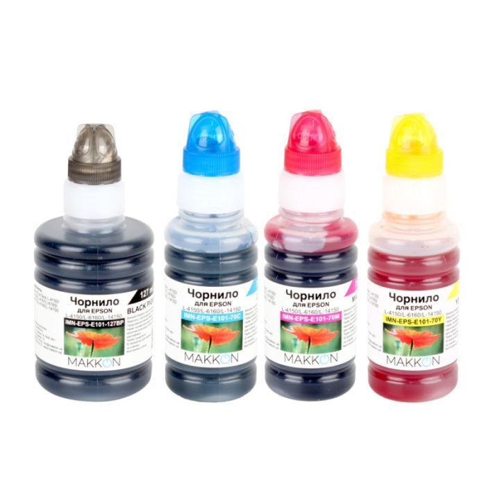 Чернила Makkon для Epson EcoTank L-4160/L-6160/L-6190 70 мл cyan (IMN-EPS-E101-70C)