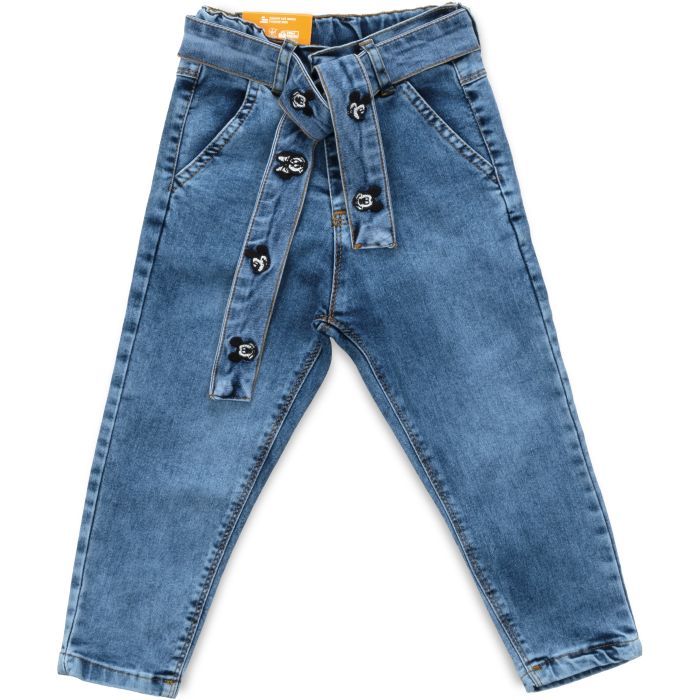 Джинсы детские Sercino с поясом (58163-128G-blue)