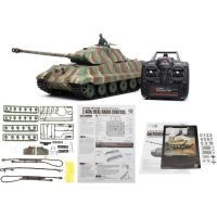 Радиоуправляемая игрушка Heng Long Танк Heng Long King Tiger Henschel с пневмопушкой 1:16 (HL3888A-1Upg) изображение 6