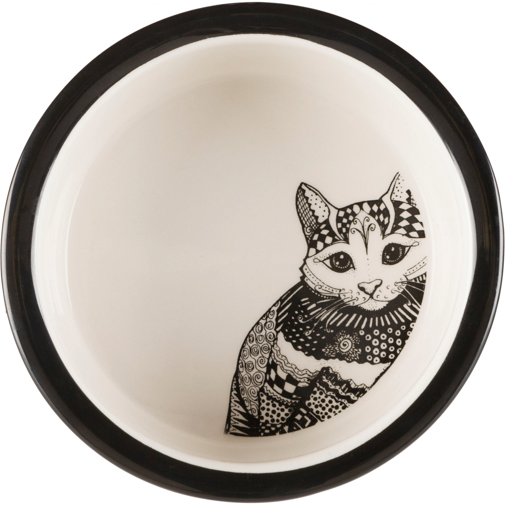 Посуда для кошек Trixie Zentangle 300 мл / 12 см (4011905251202) изображение 2