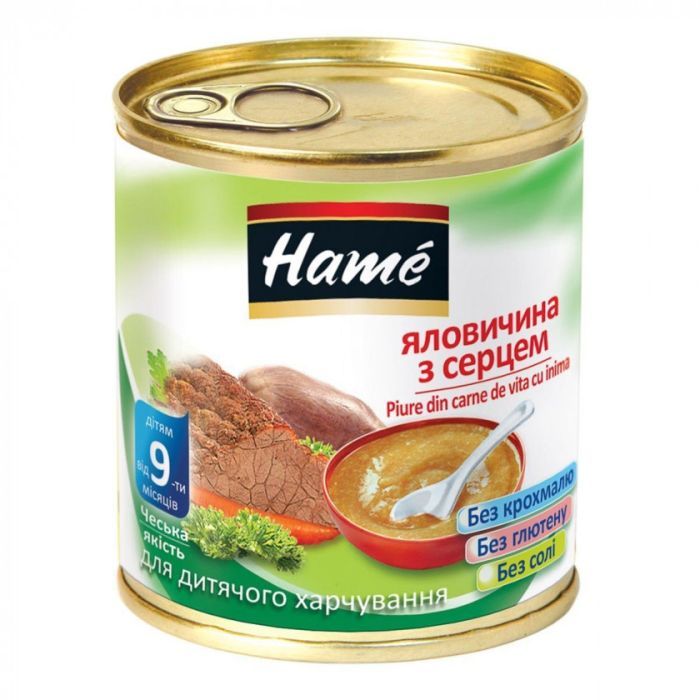 Детское пюре Hame говядина с сердцем, 100 г (8595139726171) изображение 3