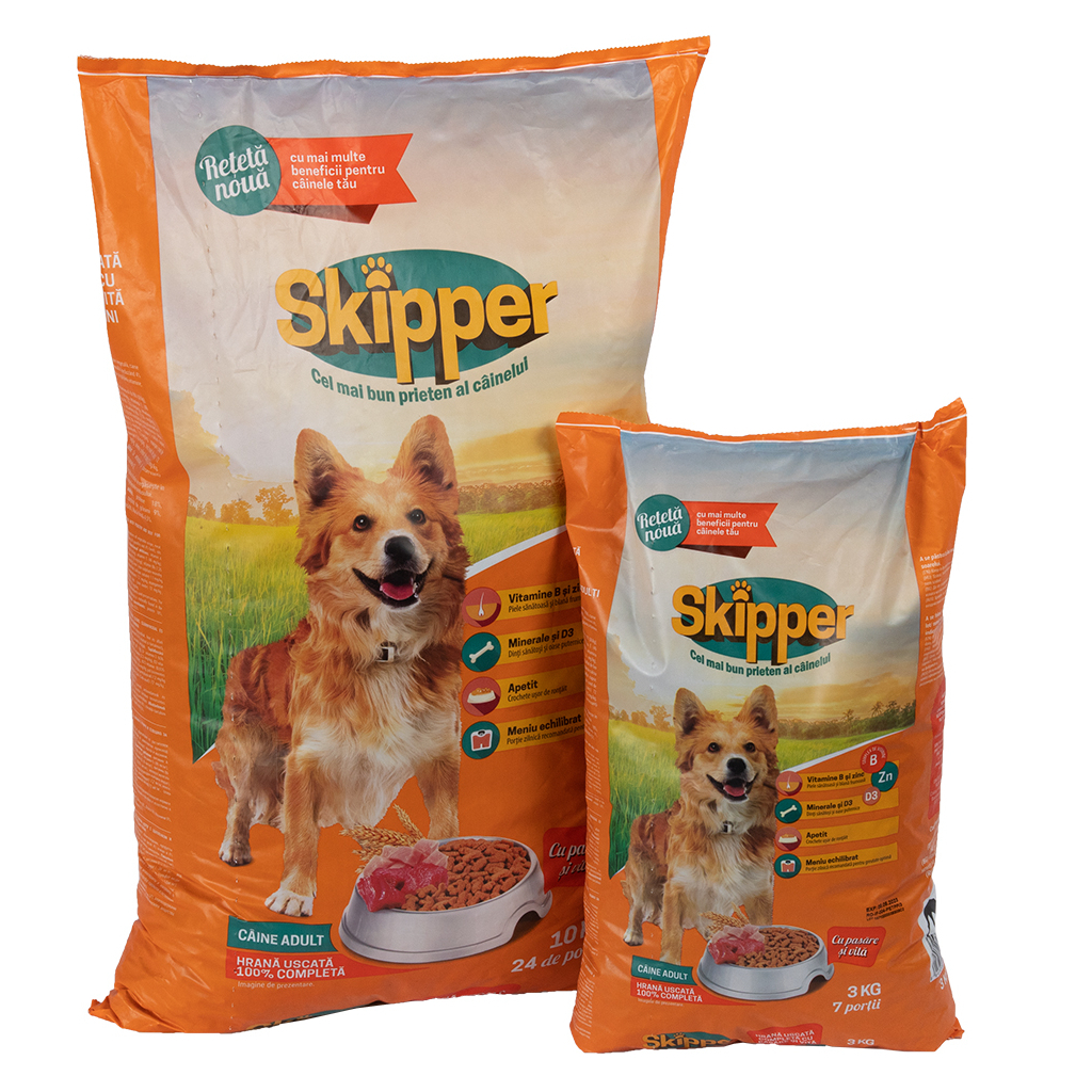 Сухой корм для собак Skipper курица и говядина 10 кг (5948308003529) изображение 7