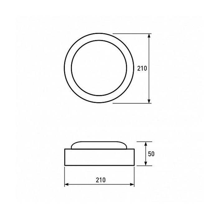 Світильник Eurolamp LED-NLR-12/55(F) зображення 2