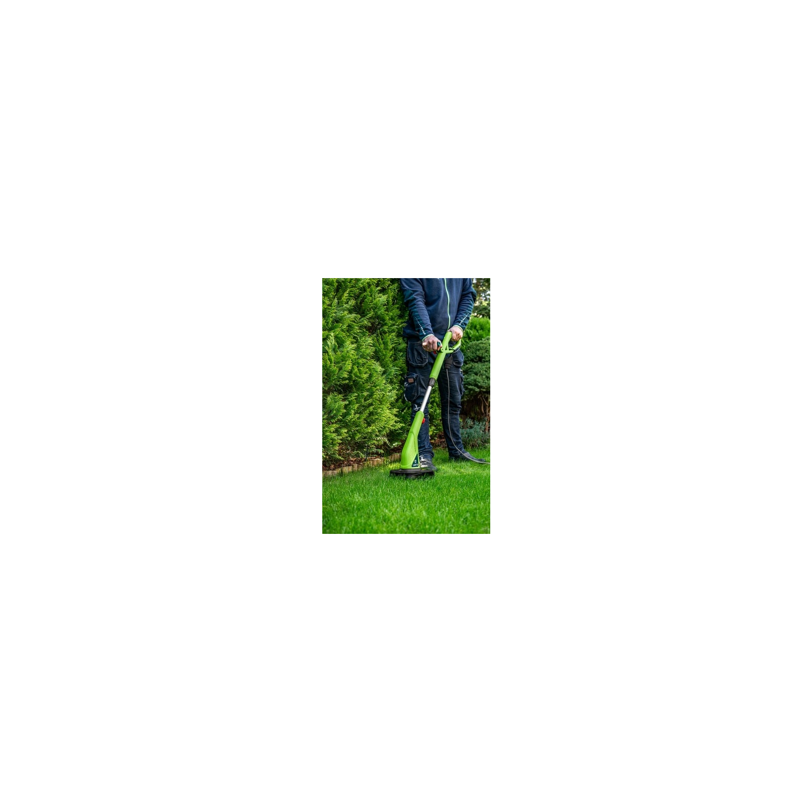 Тример садовий Verto електричний, 350 Вт, 25 см, 93 дБ, телескопічна ручка, 2.2 к (52G550) зображення 2
